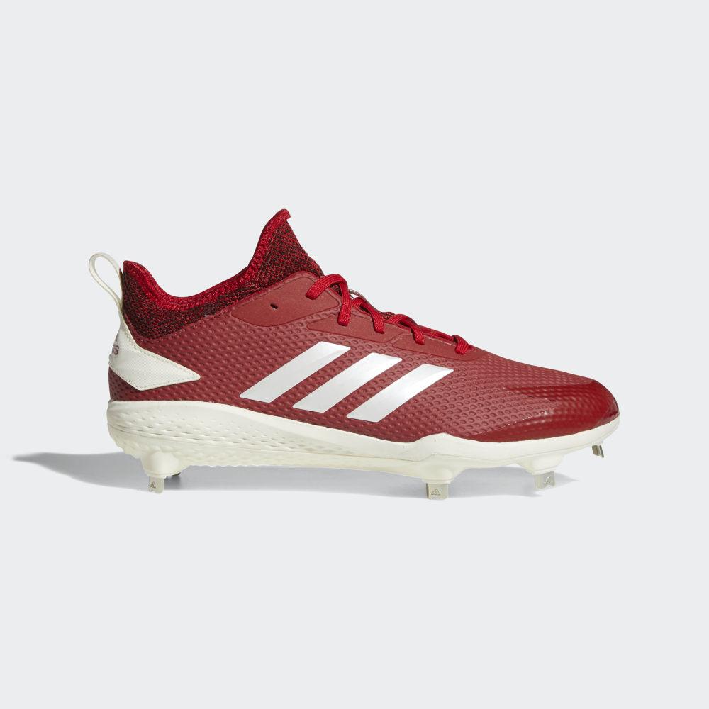 Adidas Men's Adizero Afterburner V Baseball Cleats Red/White/Black Ireland CG5217